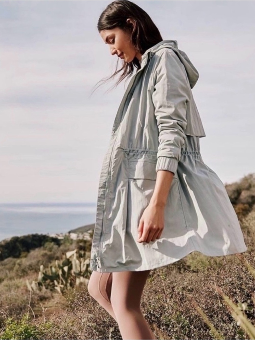LULULEMON Pack and Glyde Light Gray Jacket for Women